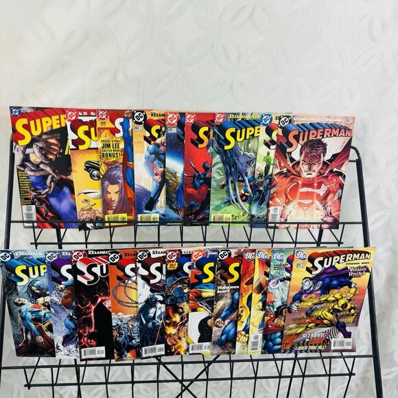 Superman 200-201 203-221 Lot Vs Zoom Jim Lee “For Tomorrow “ - Picture 1 of 6